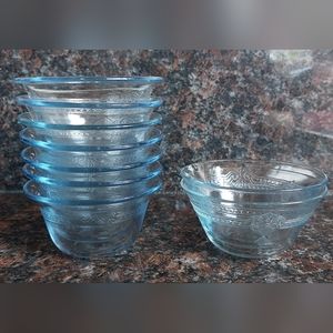 9 of Vintage FIRE KING Philbe Glass Custard Cups